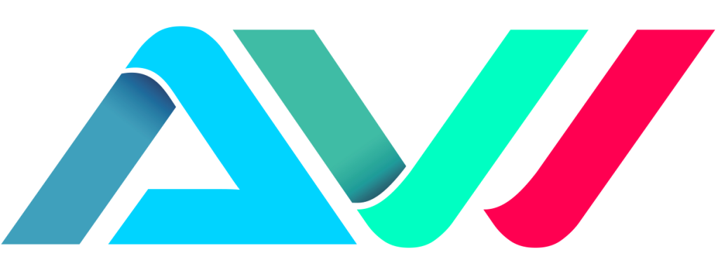 control room av walls branded logo