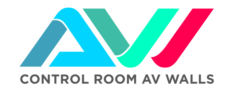 Control Room AV Walls Logo White
