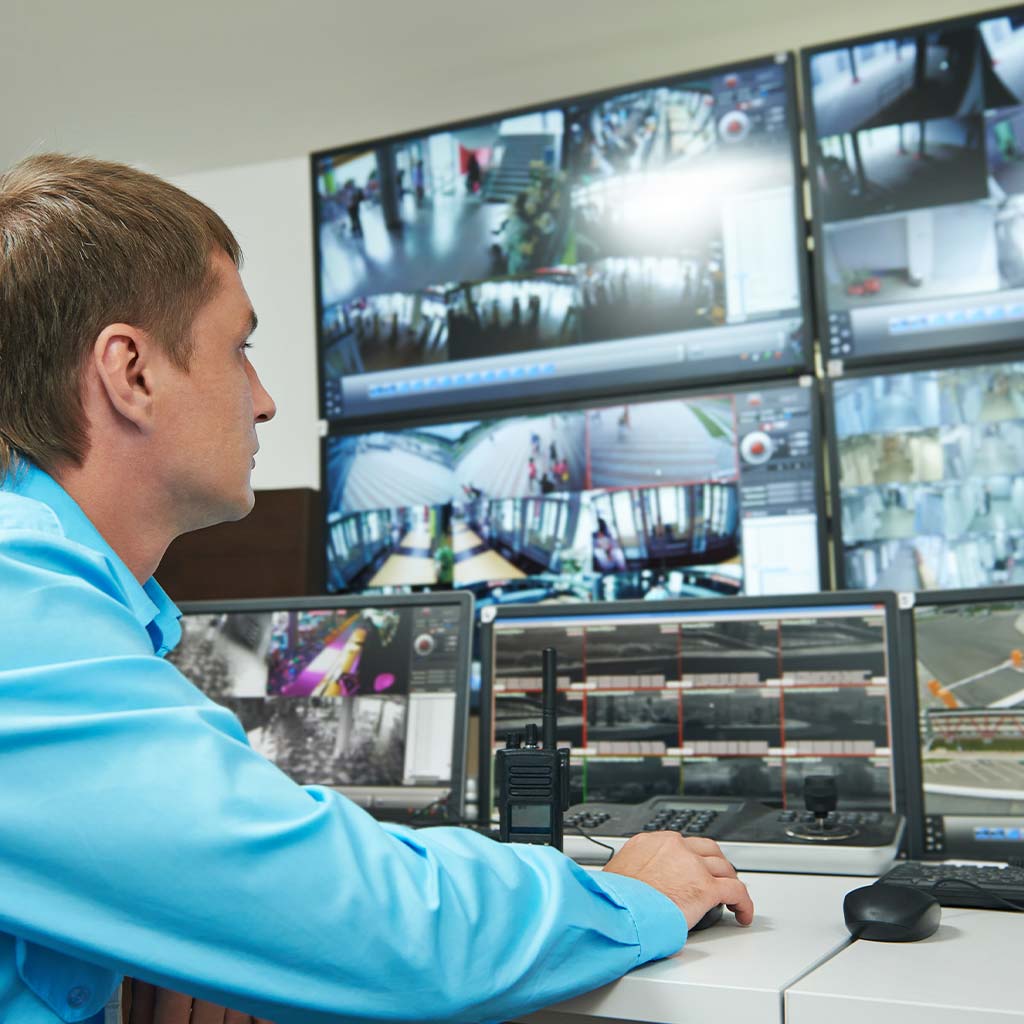 Security AV Wall for Surveillance